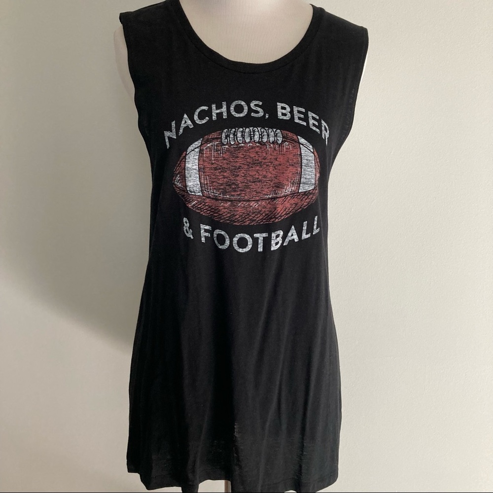 Express Black Football Tank, NWT Sz S - Picture 2 of 6